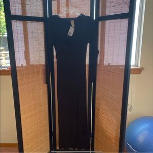 NWT H&M brown knit dress